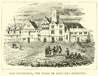 Altes Smithfield, der Ort der Hinrichtung von Wallace