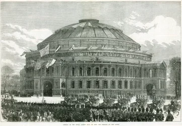 Eröffnung der Royal Albert Hall durch Königin Victoria