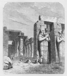 Osiride-Säulen des Ramesseums, Theben