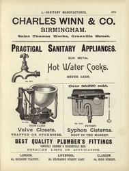 Seite aus dem Kompendium der Architekten, Vermesser und Ingenieure 1892