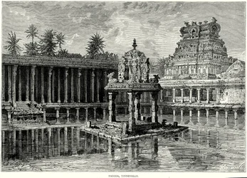Pagode, Tinnevelly (Gravur)