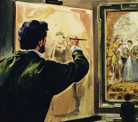 Paul Cézanne studierte und kopierte sogar die Werke von Rubens im Louvre