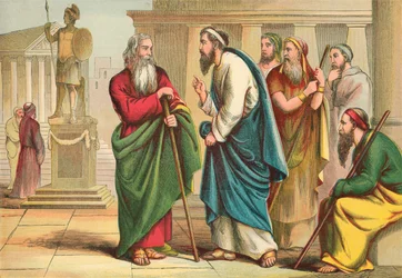 Paulus tadelt Petrus