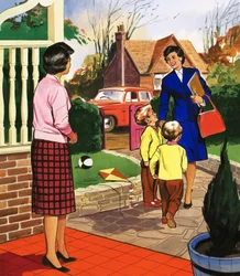 Leute, die Sie sehen: Gesundheitsbesucherin