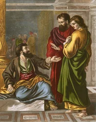 Petrus und Johannes am Tempeltor