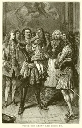 Peter der Große und Ludwig XV.