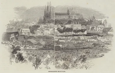 Peterborough Bridge Messe (Gravur)