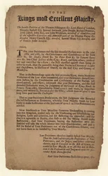 Petition an die Majestät des Königs