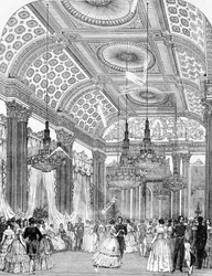 Polkatanz bei einem Staatsball im Buckingham Palace, 1848