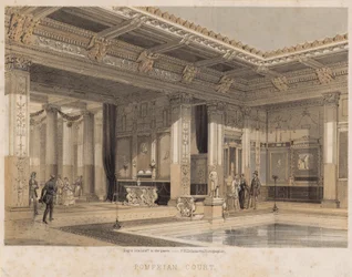 Pompejanischer Hof, Crystal Palace, Sydenham