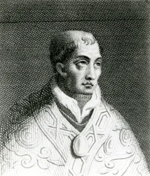 Papst Johannes VIII. (820-82) (Gravur)