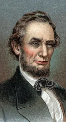 Porträt von Abraham Lincoln - Aus der Serie „Leaders of Men“