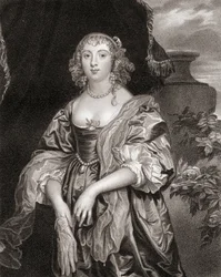 Porträt von Anne Carre, Gräfin von Bedford, aus Lodges British Portraits, 1823