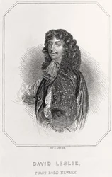 Porträt von David Leslie, 1. Lord von Newark, 1835