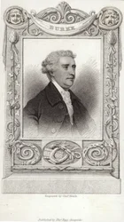 Porträt von Edmund Burke