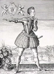 Porträt von Henry, Prinz von Wales (1594-1612) graviert von Simon de Passe (1595-1647) 1612