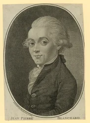 Porträt von Jean Pierre Blanchard