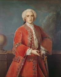 Porträt von John Hall Stevenson, 1741