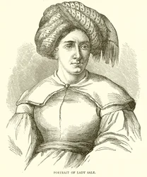 Porträt von Lady Sale