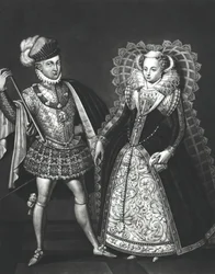 Porträt von Maria Stuart (1542-87) und Henry Stewart, Lord Darnley (1545-67), 29. Juni 1565
