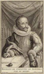 Porträt von Miguel de Cervantes