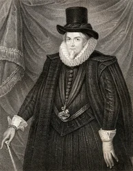 Porträt von Thomas Cecil, 1. Earl of Exeter, aus Lodges British Portraits, 1823