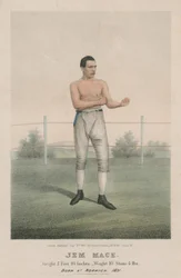 Porträt des Boxers Jem Mace