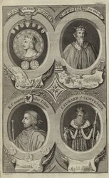 Porträts der Könige von England