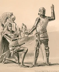 Prinz Edward, der Schwarze Prinz, und Don Pedro