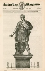 Privatgarten Westminster. Statue von König James II