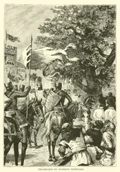 Prozession der Tempelritter