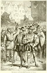 Prozession der Adligen zu Margarete von Parma