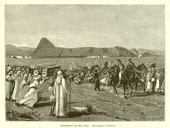 Prozession des Stiers