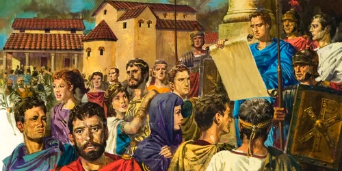 Verkündung in römischem Britannien