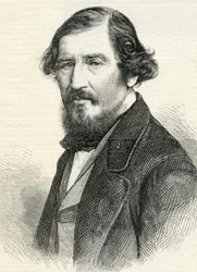 Professor Aytoun (1813-65) aus den Illustrated London News, 19. August 1865 (Stich)