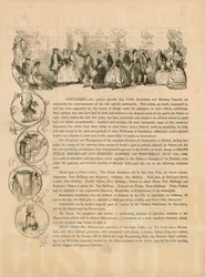 Werbeflyer für ein Großes Öffentliches Frühstück und Morgenkonzert am 15. Juli 1846