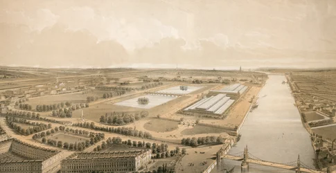 Vorgeschlagener Standort für den Kristallpalast im Battersea Park