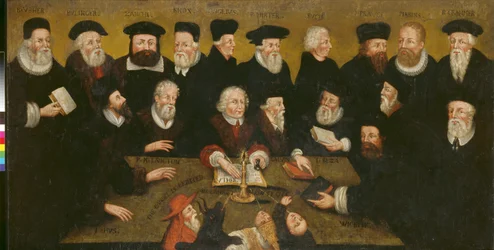 Protestantische Reformatoren, ca. 1654