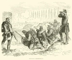 Preußische Scharmützler, Februar 1871