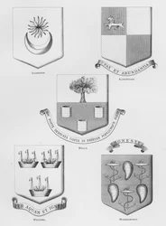 Wappen: Ilchester; Altringham; Wells; Wexford; Musselburgh