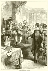Puritaner vor James I.