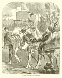 Königin Elizabeth in Tilbury