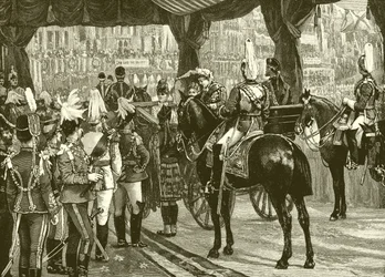 Königin Victoria, Jubiläum, Westminster Abbey, Kutsche, Pferde