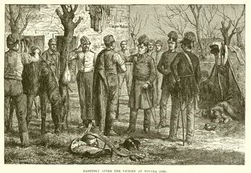 Radetzky nach dem Sieg bei Novara (1849)