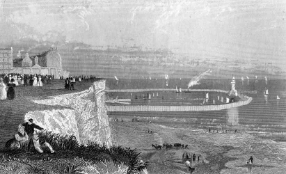 Ramsgate Hafen, ca. 1840er