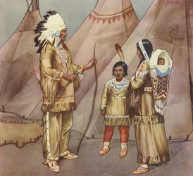 Indianerfamilie