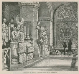 Überreste des römischen Londons - Guildhall Museum