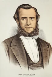 Rev. Roger Price, Illustration aus der Bildausgabe des Lebens und der Entdeckungen von David Livingstone von J. Ewing Richie, veröffentlicht von A. Fullarton & Co., 1876