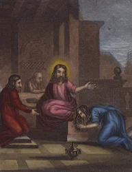 Reicher Simon bereitete ein prächtiges Fest ...