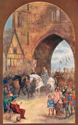 Richard II. von Henry Bolingbroke gefangen genommen und nach Chester gebracht